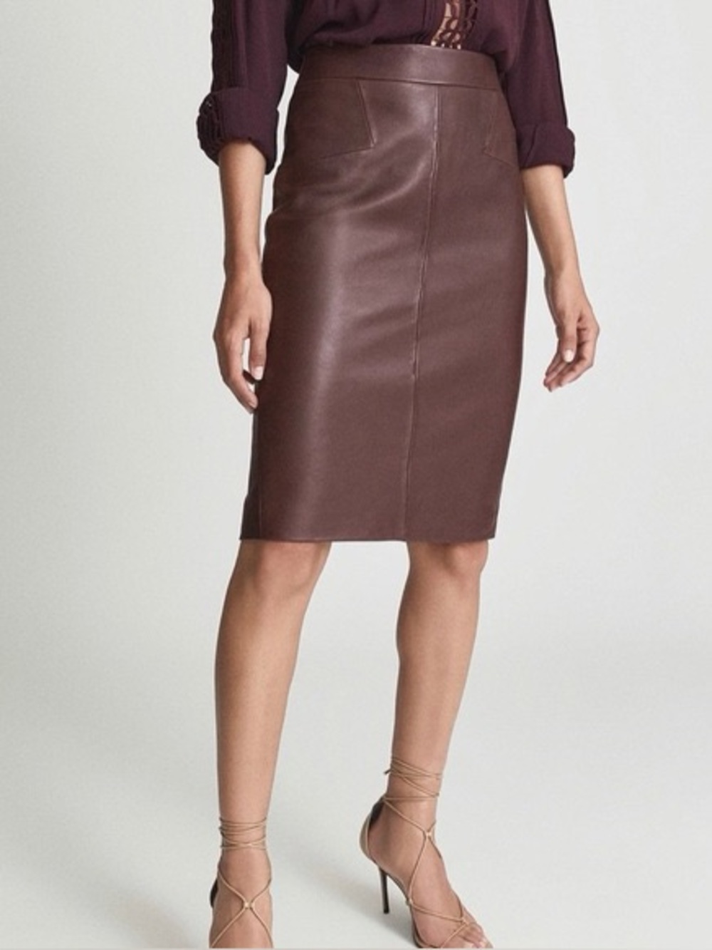 BCBGMaxAzria Skirt Natalie Y2K Pencil Port NWT